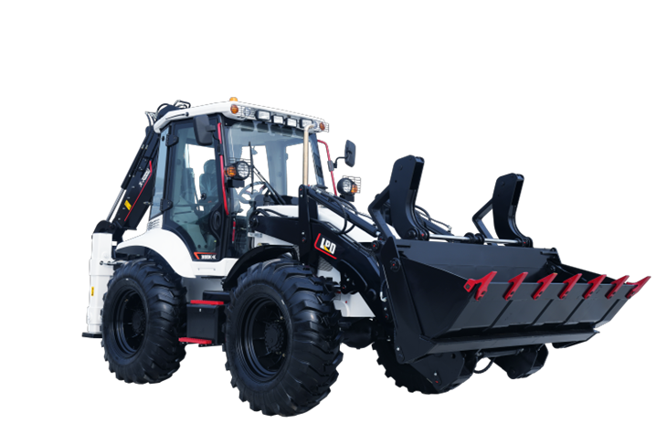 388 Backhoe Loader With Four Wheel Steering