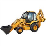 Lódálaí Backhoe Obair Ghairdín